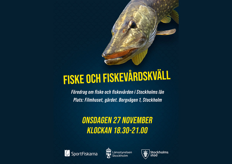 Fiske- och fiskevårdskväll på Filmhuset