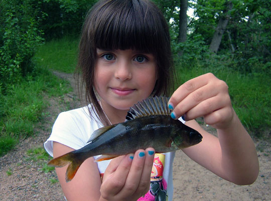 Isabella vann första pris i Framtidens Sportfiskare